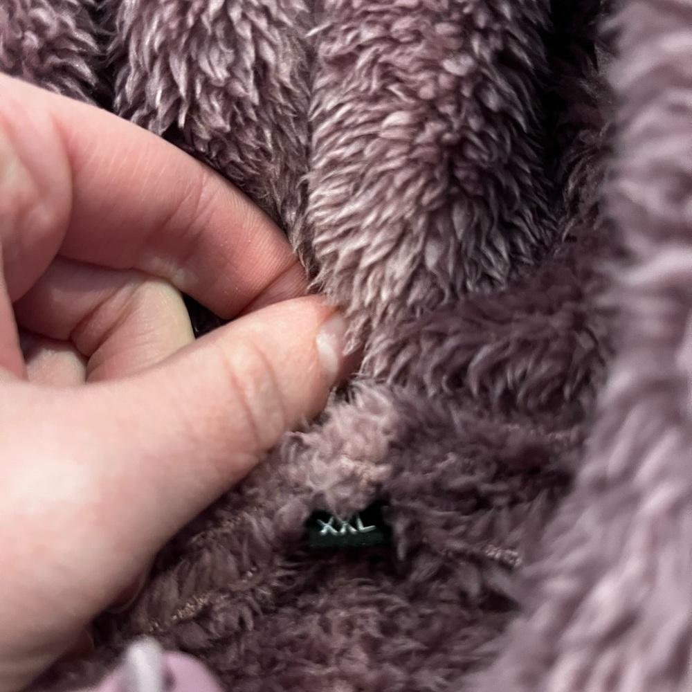 Balance Athletica Sherpa Cropped Hoodie - Mauve - Picture 5 of 7